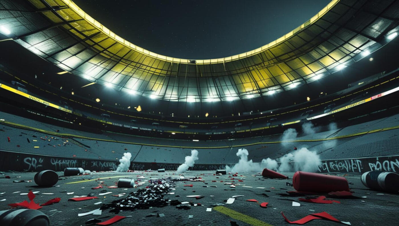 Lo stadio dopo la battaglia